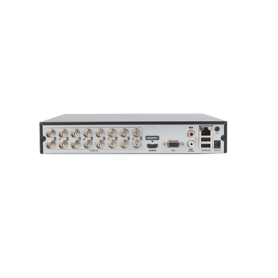DVR 16 Canales TurboHD + 2 Canales IP / 2 Megapíxel (1080p) Lite / Acusense Lite (Evita falsas alarmas)