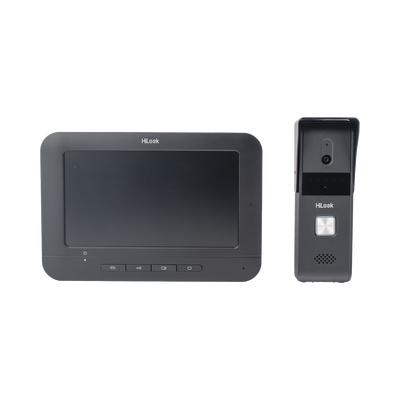 Kit de Videoportero Analógico con Pantalla LCD a Color de 7" / Frente de Calle para Exterior IP65