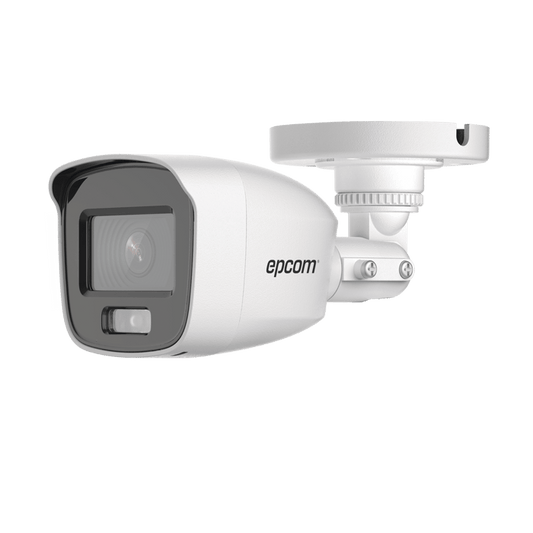 [ColorVu] Cámara Tipo Bala TURBOHD 2 Megapíxel (1080p) / Micrófono Integrado / Imagen a color 24/7 / Lente 2.8 mm / METAL / Exterior IP66