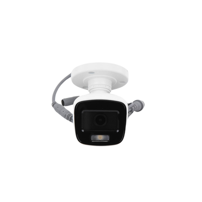 [ColorVu] Cámara Tipo Bala TURBOHD 2 Megapíxel (1080p) / Micrófono Integrado / Imagen a color 24/7 / Lente 2.8 mm / METAL / Exterior IP66