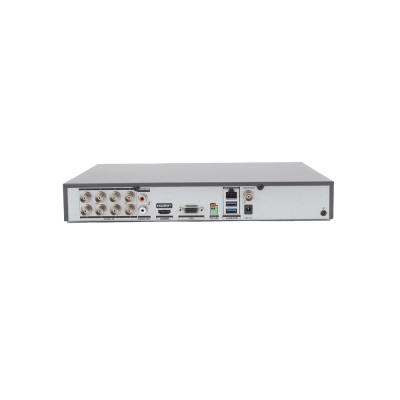 DVR 8 Canales TURBOHD + 4 Canales IP / 8 Megapíxel (4K) / ACUSENSE (Evita Falsas Alarmas) / Reconocimiento Facial