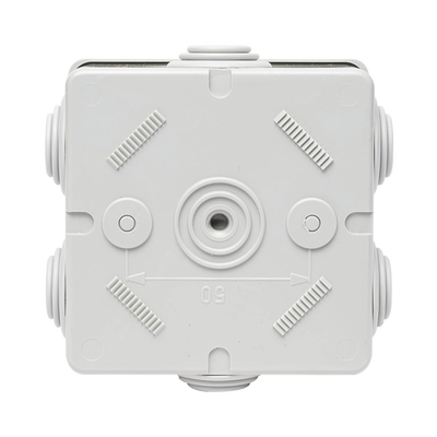 Caja de Derivación de PVC Auto extinguible con 6 entradas, Mayor Área Permisible para el Cable