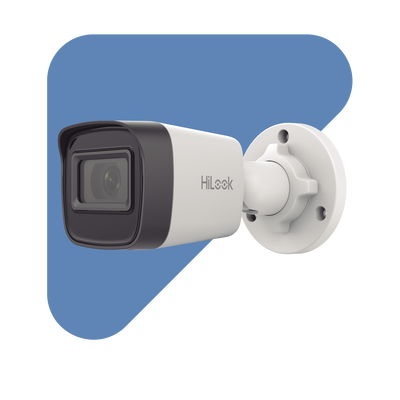 Cámara IP Tipo Bala IP 2 Megapíxel (1080p) / Lente 2.8 mm / 20 mts IR / Exterior IP67 / PoE / dWDR / H.265+ / ONVIF