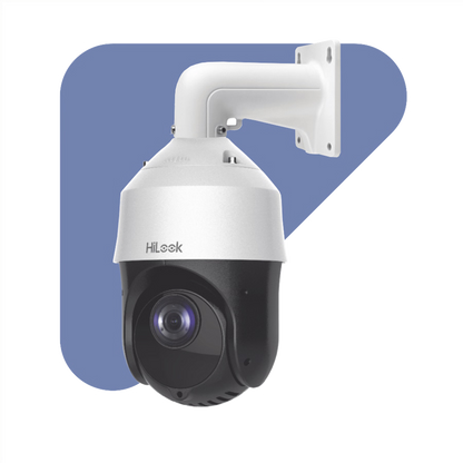 Cámara Domo PTZ IP 2 Megapíxel / 15X Zoom / 100 mts IR / PoE+/ WDR 120 dB / Defog / EIS / HLC / 3D-DNR