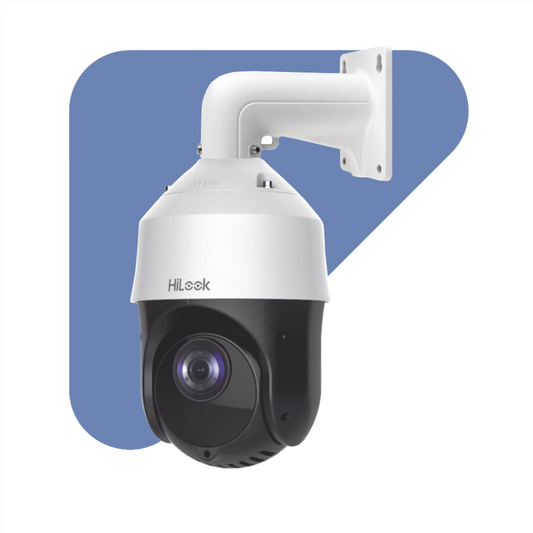 Cámara Domo PTZ IP 2 Megapíxel / 25X Zoom / 100 mts IR / PoE+/ WDR 120 dB / Defog / EIS / HLC / 3D-DNR