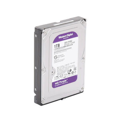 Disco Duro Purple de 1 TB / 5400 RPM / Videovigilancia / Uso 24-7 / 1 Año de Garantía