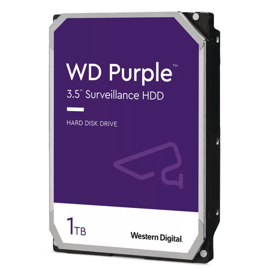 Disco Duro Purple de 1 TB / 5400 RPM / Videovigilancia / Uso 24-7 / 1 Año de Garantía
